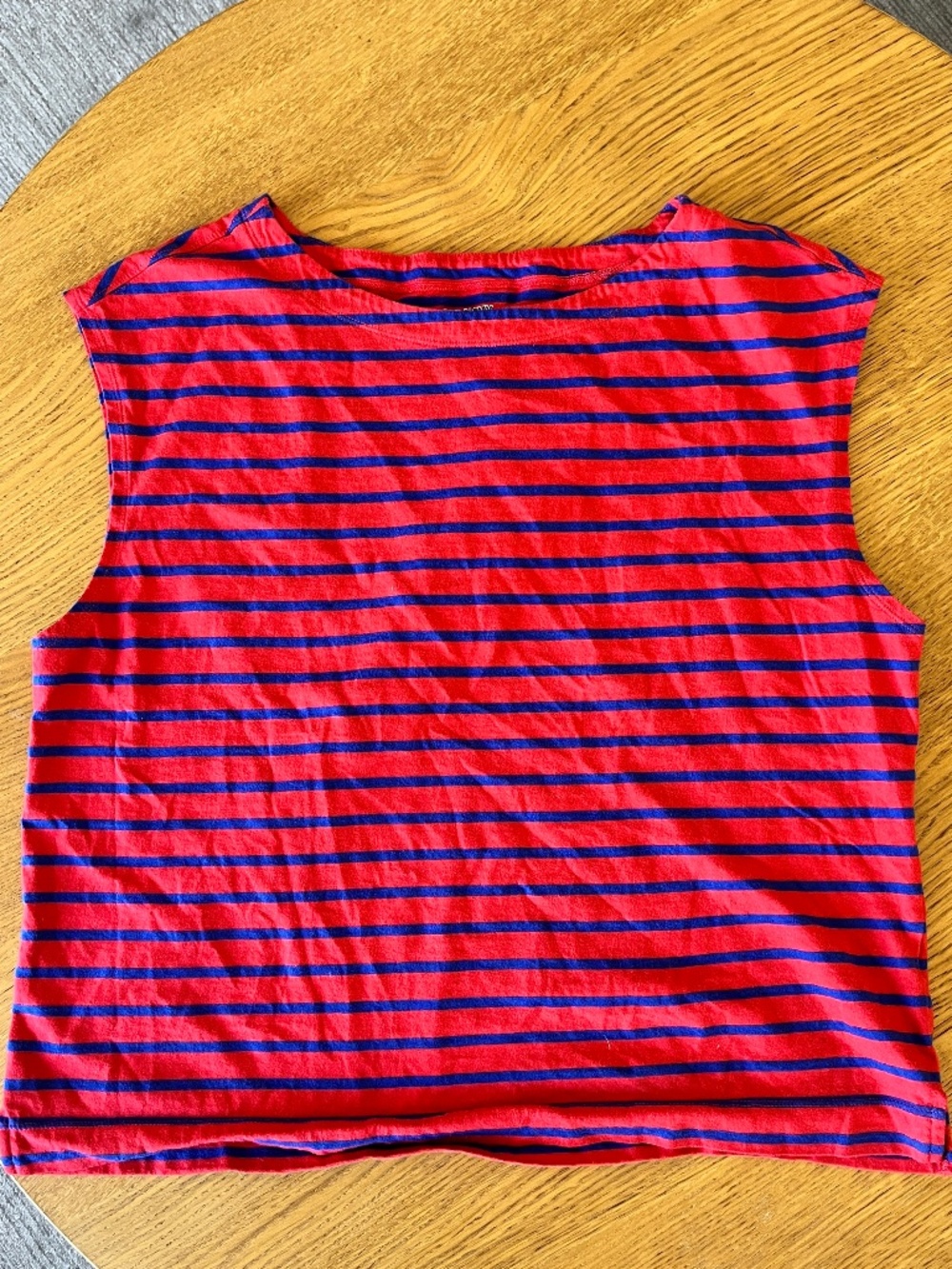 Old Navy XL Tall Striped Breton Muscle Tee